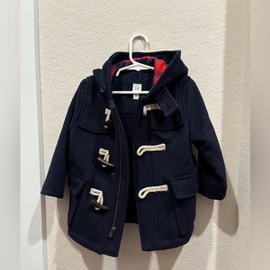 Navy Blue Duffle Coat - GAP KIDS